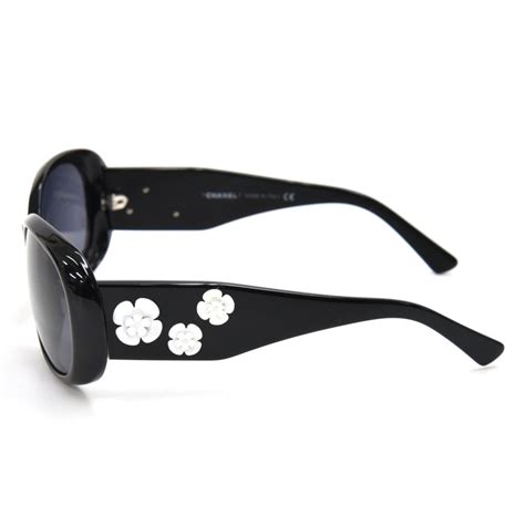 chanel sunglasses with flowers|chanel sunglasses with clear sides.